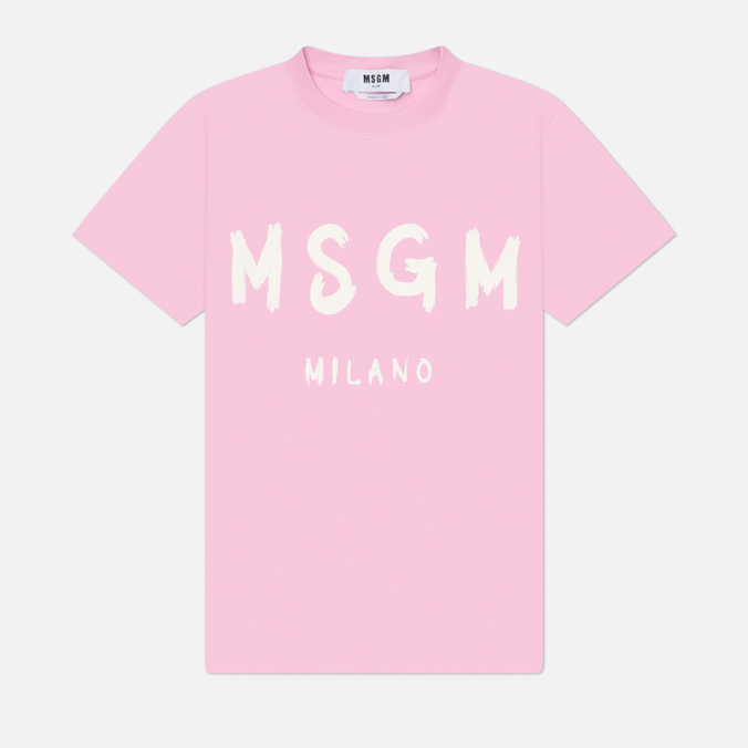 Женская футболка MSGM MSGM Brush Stroke Logo