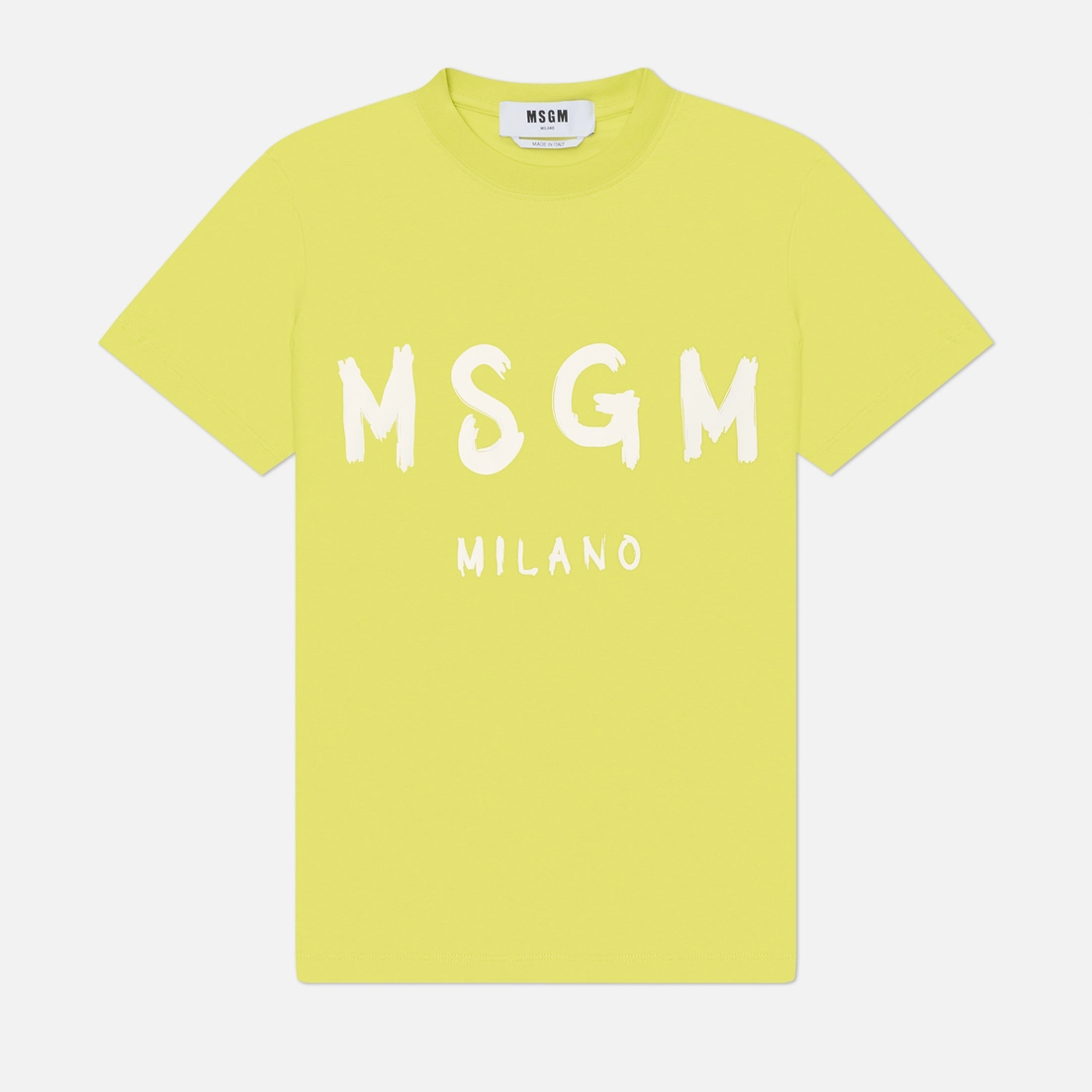 MSGM Женская футболка MSGM Brush Stroke Logo
