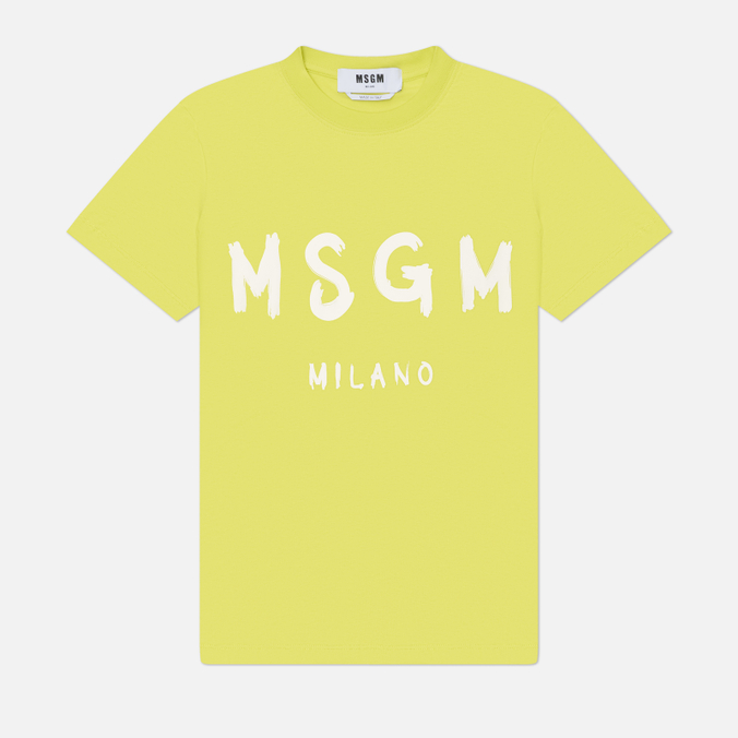 Женская футболка MSGM MSGM Brush Stroke Logo