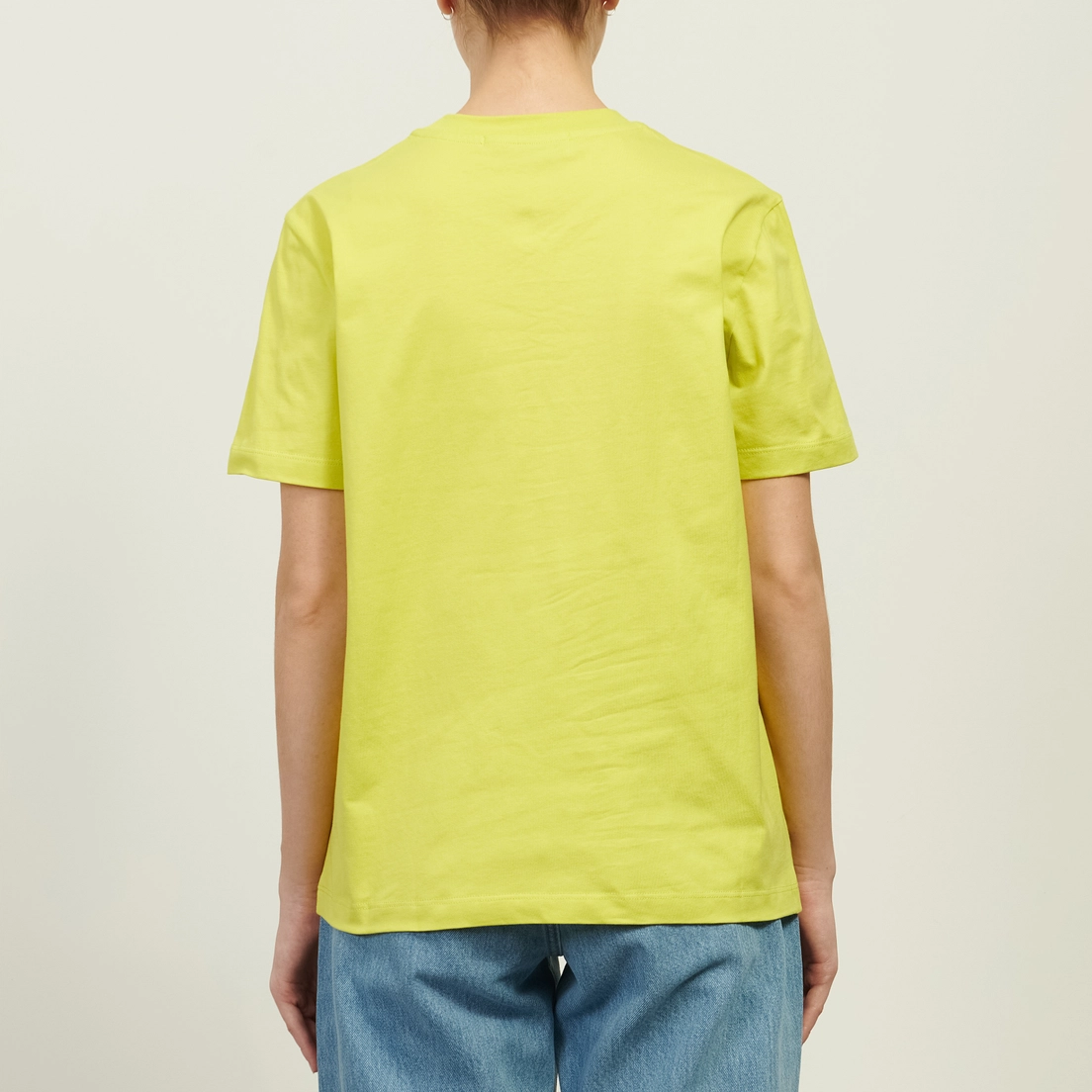 MSGM Женская футболка MSGM Brush Stroke Logo