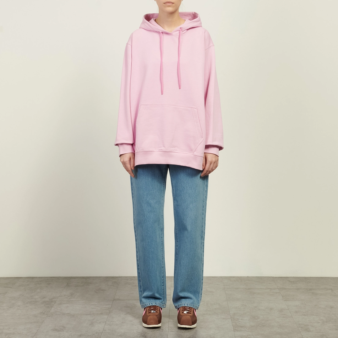 MSGM Женская толстовка MSGM Maxilogo Cotton Hoodie