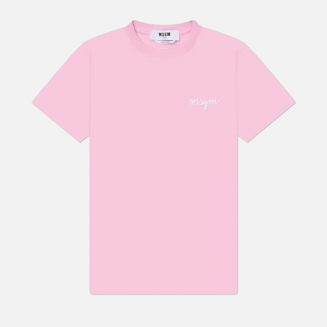 Женская футболка MSGM Italics Logo