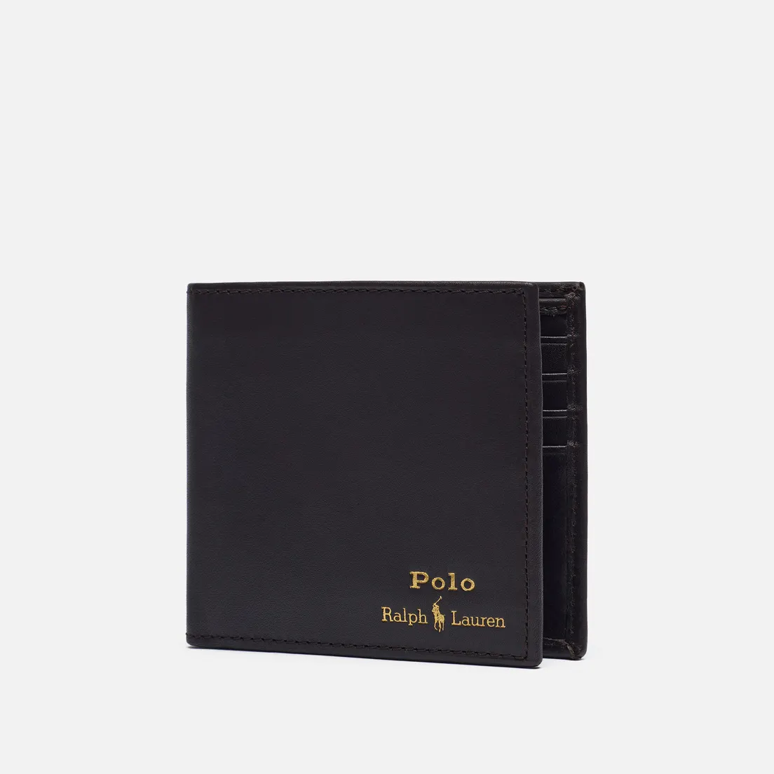 Polo Ralph Lauren Кошелек Gold Polo Pony Billfold Smooth Leather