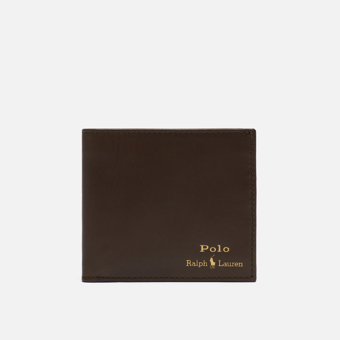 Polo Ralph Lauren Кошелек Gold Polo Pony Billfold Smooth Leather
