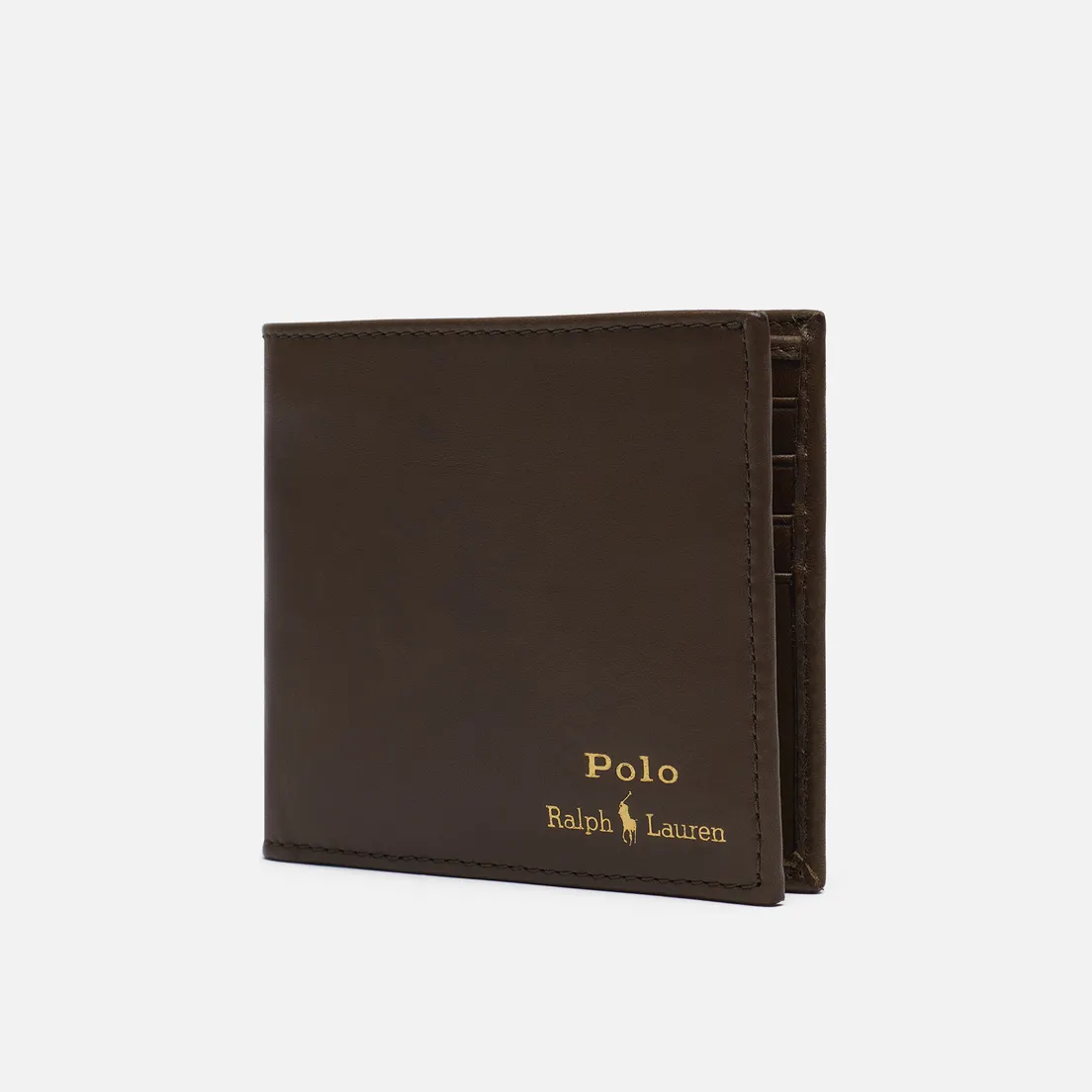 Polo Ralph Lauren Кошелек Gold Polo Pony Billfold Smooth Leather