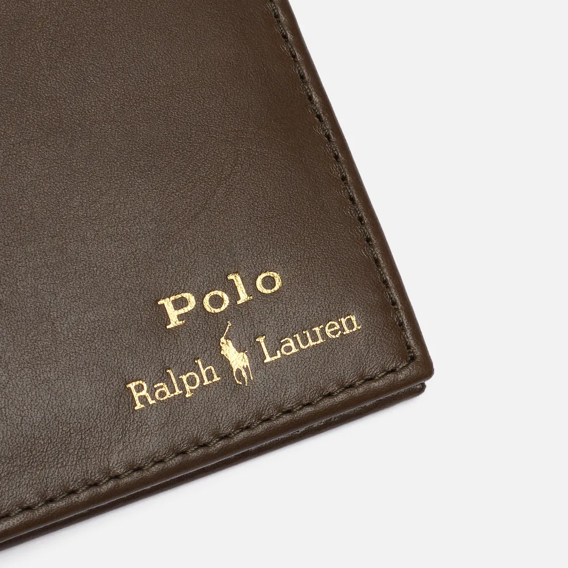 Polo Ralph Lauren Кошелек Gold Polo Pony Billfold Smooth Leather