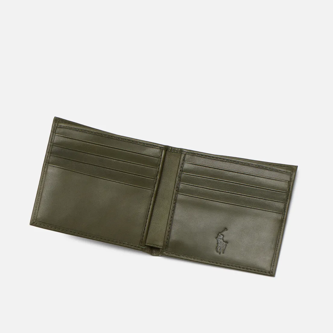Polo Ralph Lauren Кошелек Gold Polo Pony Billfold Smooth Leather