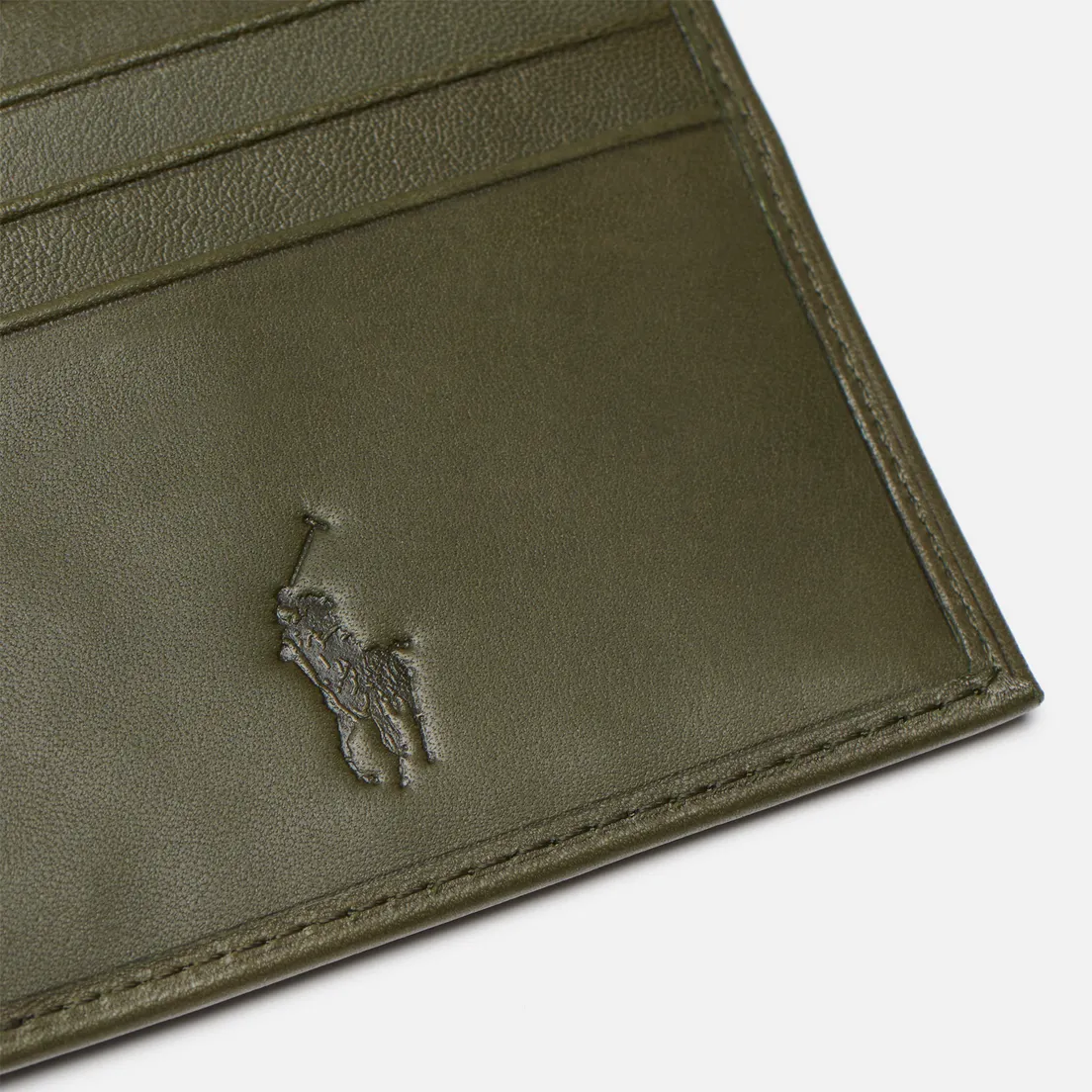 Polo Ralph Lauren Кошелек Gold Polo Pony Billfold Smooth Leather