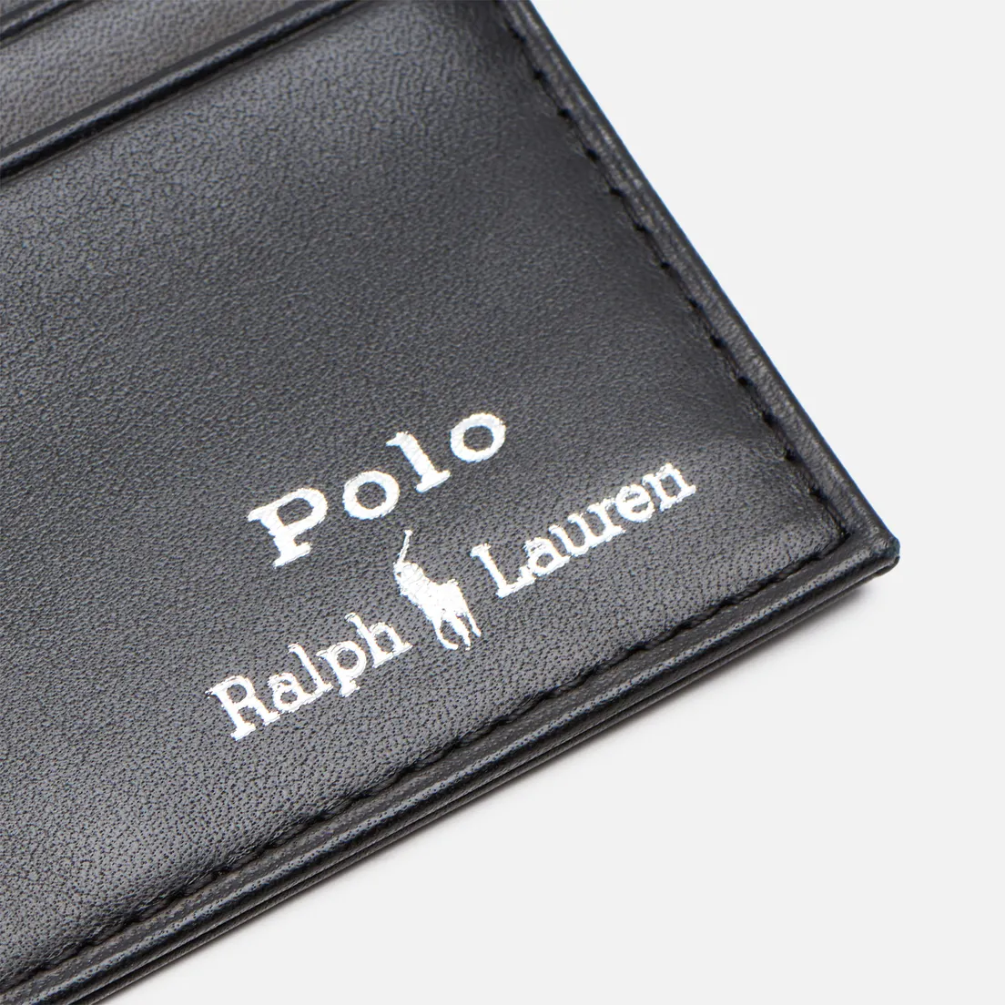 Polo Ralph Lauren Держатель для карт Silver Polo Pony Smooth Leather