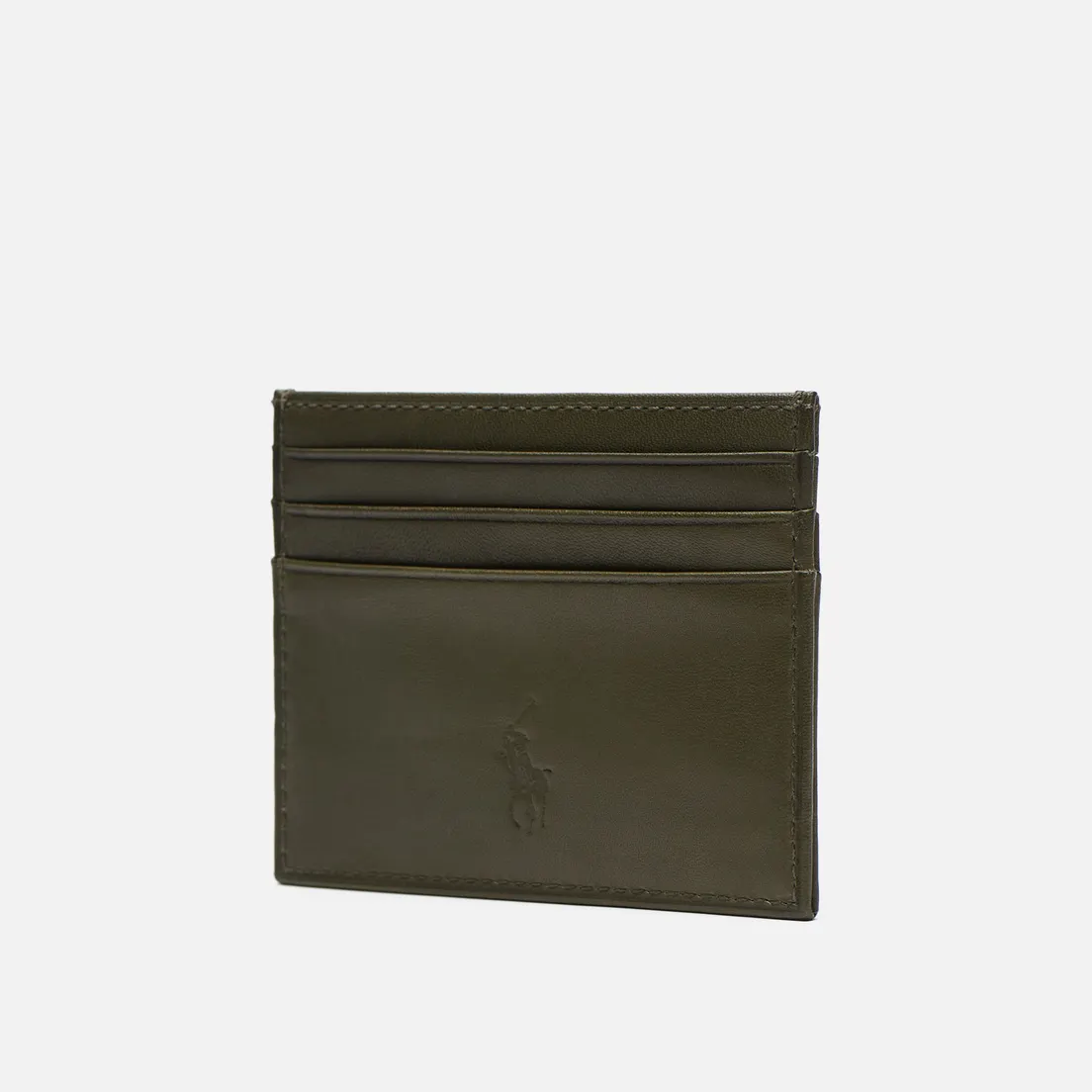Polo Ralph Lauren Держатель для карт Gold Polo Pony Smooth Leather