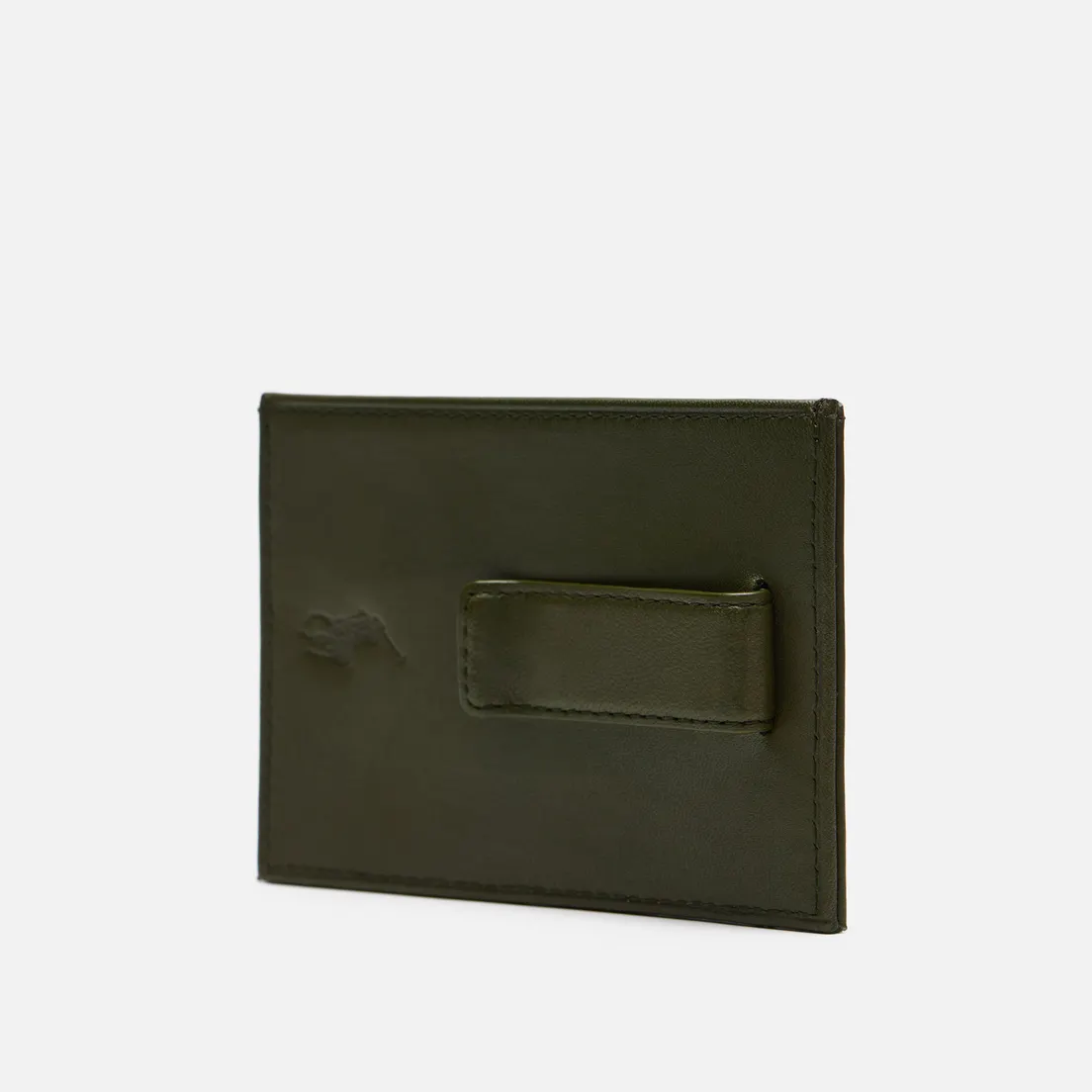 Polo Ralph Lauren Держатель для карт Gold Polo Pony Money Clip Smooth Leather