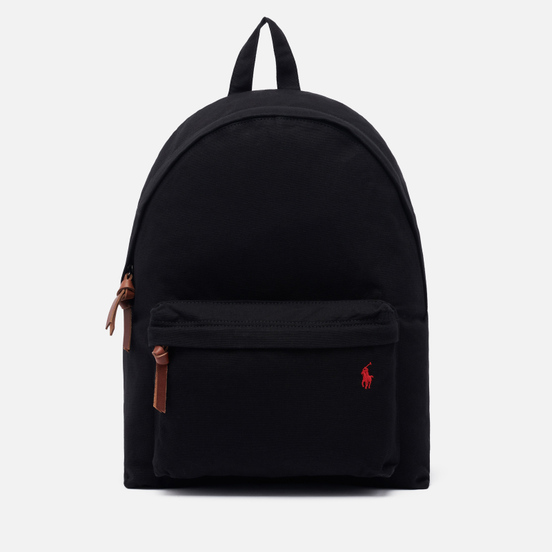 Рюкзак Polo Ralph Lauren Canvas Large Embroidered Logo Polo Black/Red PP