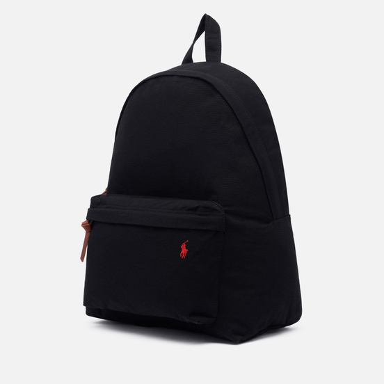 Рюкзак Polo Ralph Lauren Canvas Large Embroidered Logo Polo Black/Red PP