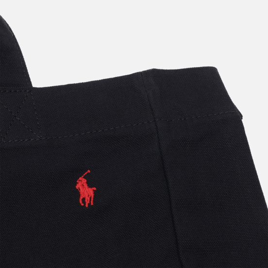 Сумка Polo Ralph Lauren Canvas Large Shopper Tote Polo Black/Red PP