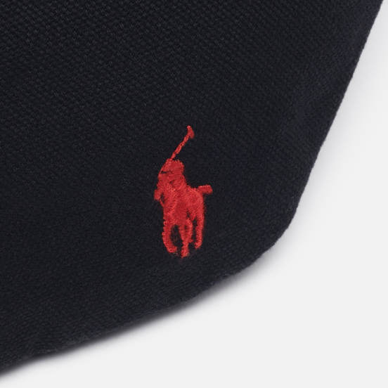 Сумка на пояс Polo Ralph Lauren Canvas Medium Embroidered Logo Polo Black/Red PP