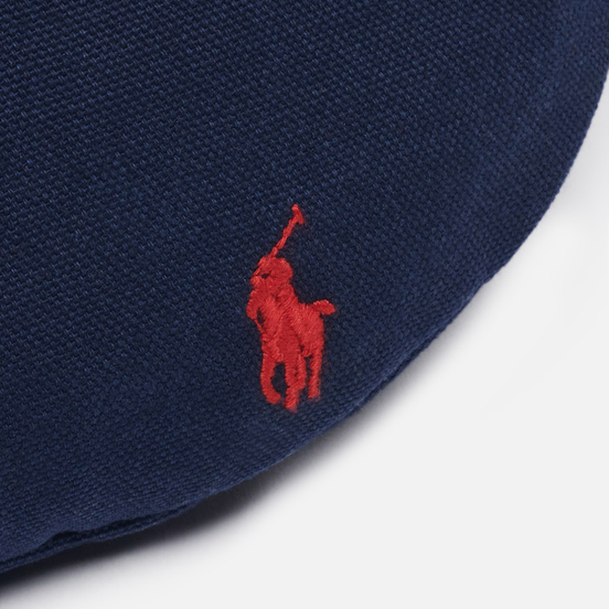 Сумка на пояс Polo Ralph Lauren Canvas Medium Embroidered Logo Newport Navy/Red PP