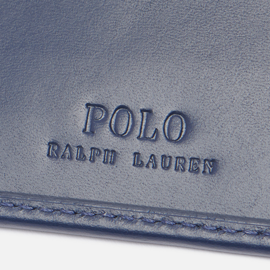 Держатель для карточек Polo Ralph Lauren All Over Pony Leather Navy/Multi