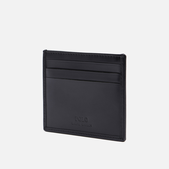 Держатель для карточек Polo Ralph Lauren All Over Pony Leather Black/Red