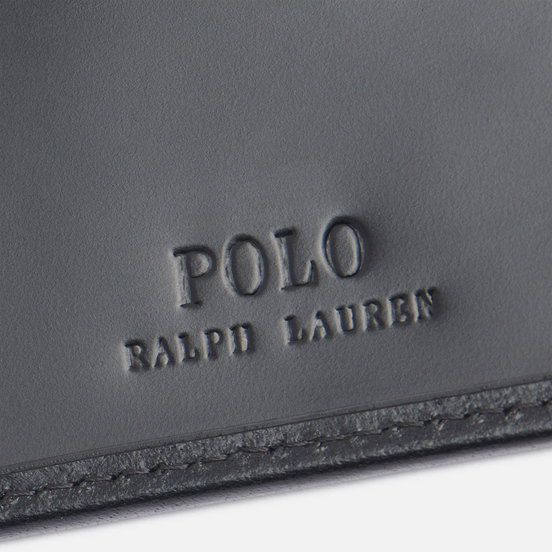Держатель для карточек Polo Ralph Lauren All Over Pony Leather Black/Red