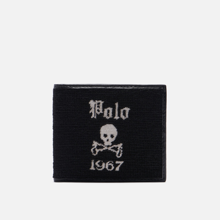 Кошелек Polo Ralph Lauren Skull Polo 1967 Billfold, цвет чёрный