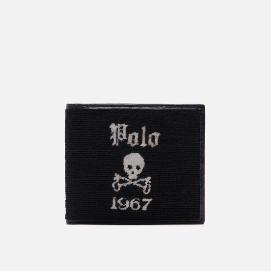 Кошелек Polo Ralph Lauren Skull Polo 1967 Billfold Black
