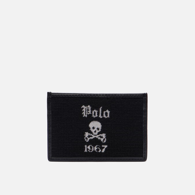 Держатель для карточек Polo Ralph Lauren, цвет чёрный, размер UNI 405-845440-001 Skull Polo 1967 - фото 1