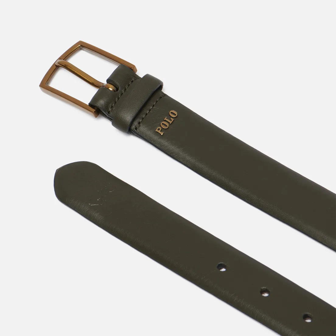 Polo Ralph Lauren Ремень Smooth Leather Metallic Polo Medium