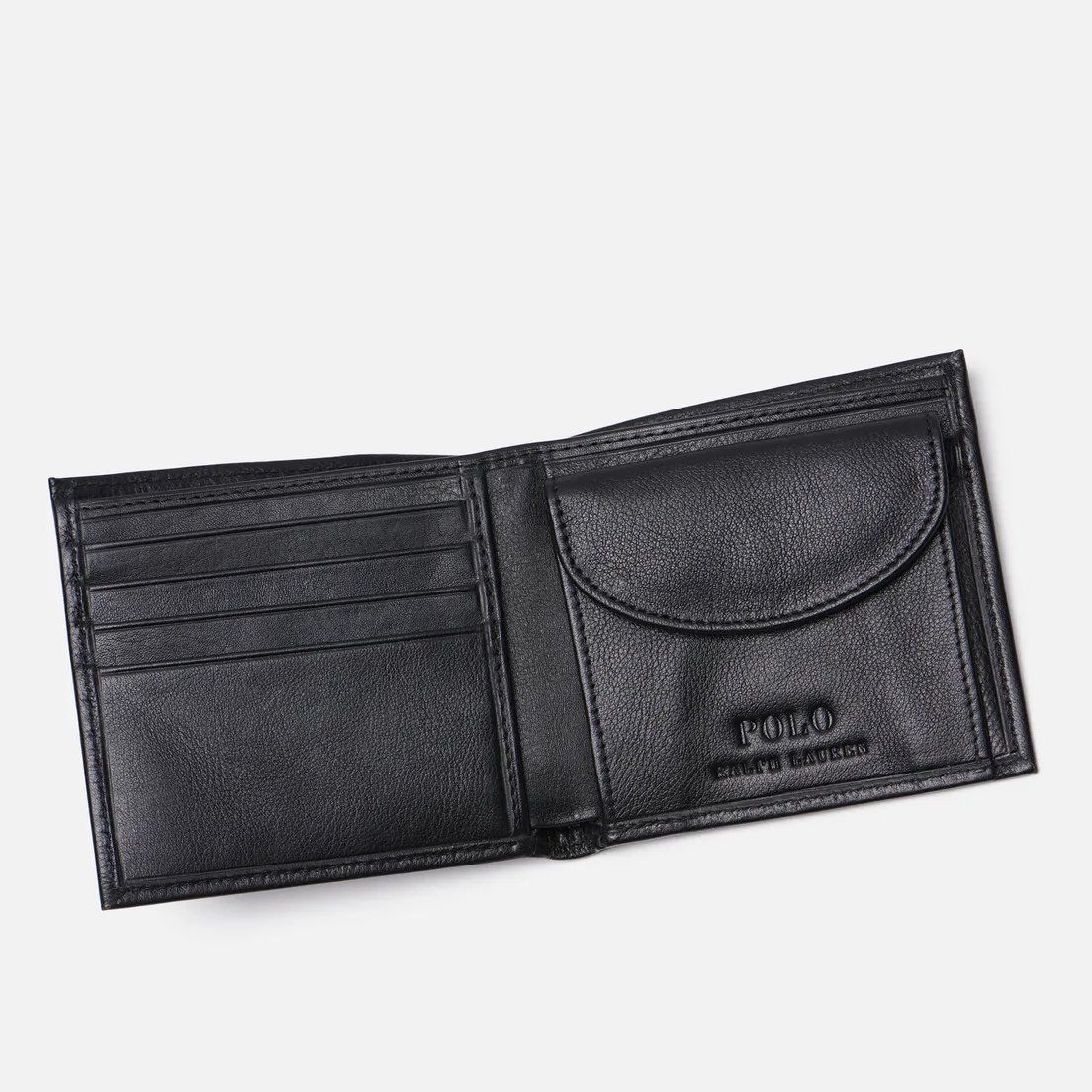 Polo Ralph Lauren Кошелек Pebbled Leather Billfold Coin