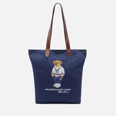  Сумка Polo Ralph Lauren Polo Bear Twill Shopper Tote, цвет синий