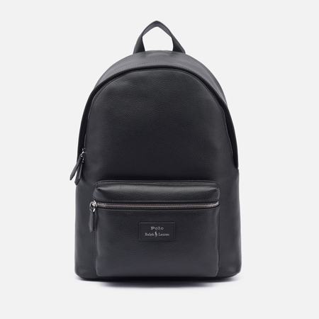  Рюкзак Polo Ralph Lauren Pebbled Leather, цвет чёрный