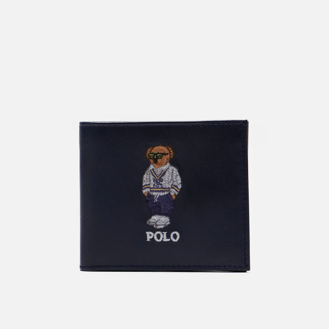 Polo Ralph Lauren Кошелек Polo Bear Embroidered Leather Billfold