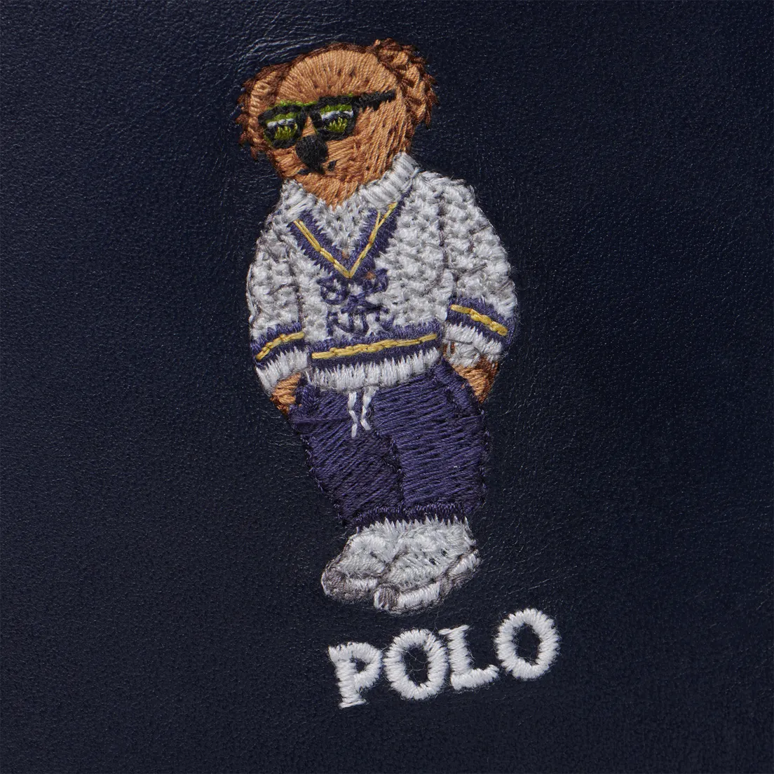 Polo Ralph Lauren Кошелек Polo Bear Embroidered Leather Billfold