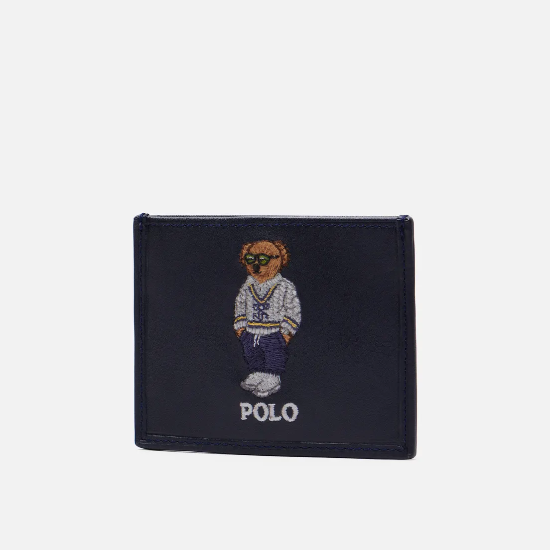 Polo Ralph Lauren Держатель для карт Polo Bear Embroidered Leather