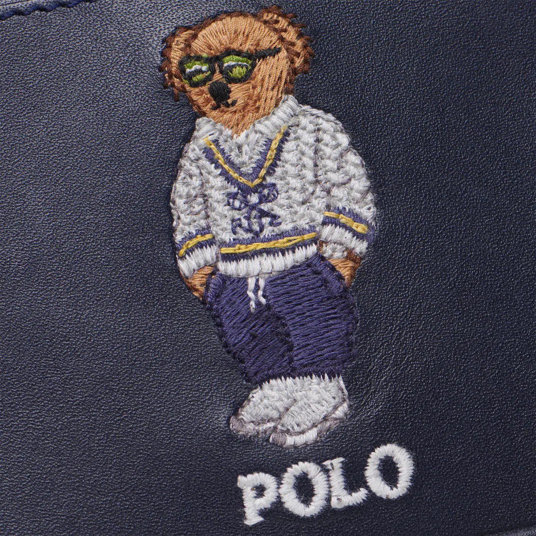 Polo Ralph Lauren Держатель для карт Polo Bear Embroidered Leather