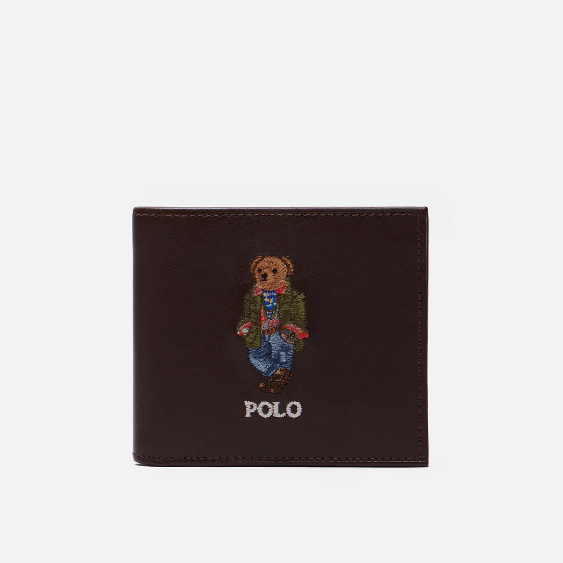 Polo Ralph Lauren Кошелек Polo Bear Embroidered Leather Billfold