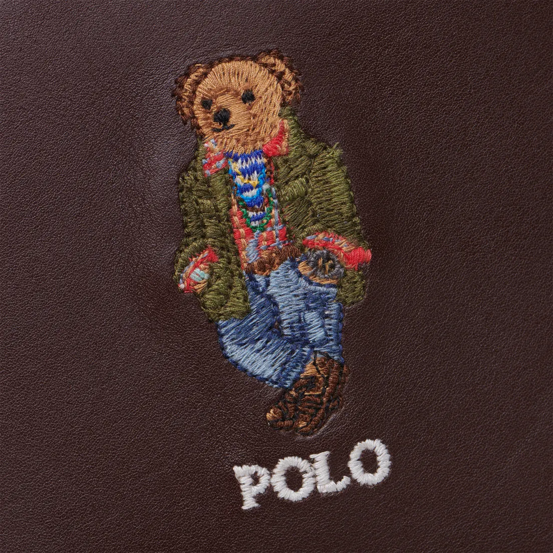 Polo Ralph Lauren Кошелек Polo Bear Embroidered Leather Billfold
