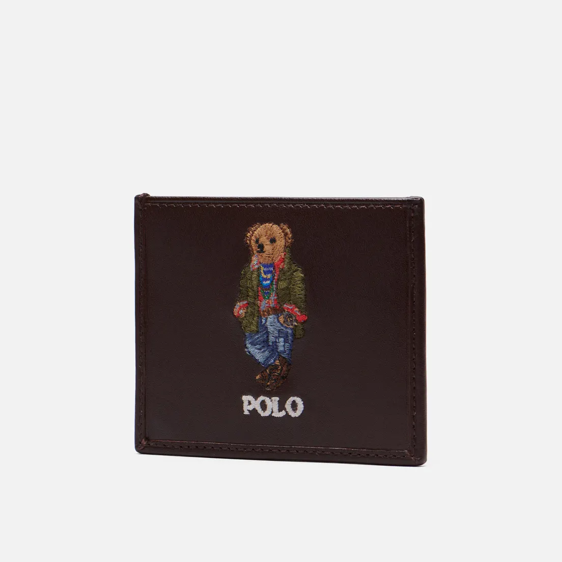 Polo Ralph Lauren Держатель для карт Polo Bear Embroidered Leather