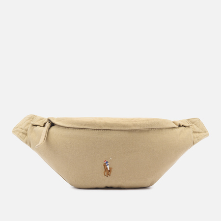 Сумки на пояс Сумка на пояс Polo Ralph Lauren Canvas Medium, цвет бежевый