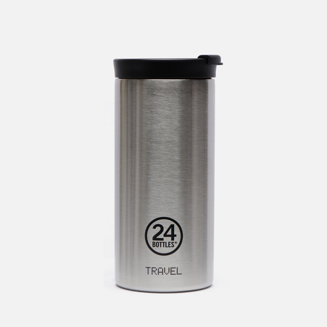 Термокружка 24Bottles, цвет серебряный, размер UNI 406 Travel Medium - фото 1
