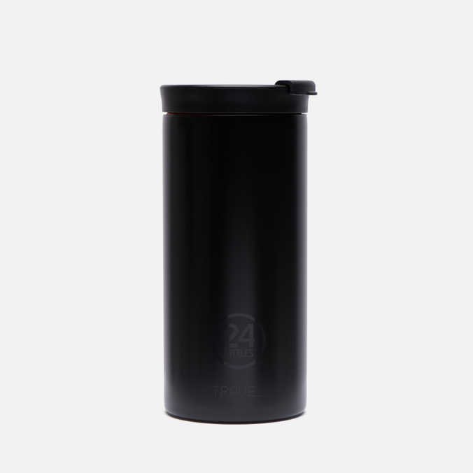 Термокружка 24Bottles, цвет чёрный, размер UNI 408 Travel Medium - фото 1