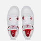 Подростковые кроссовки Jordan Air Jordan 4 Retro GS White/University Red/Metallic Silver фото - 1
