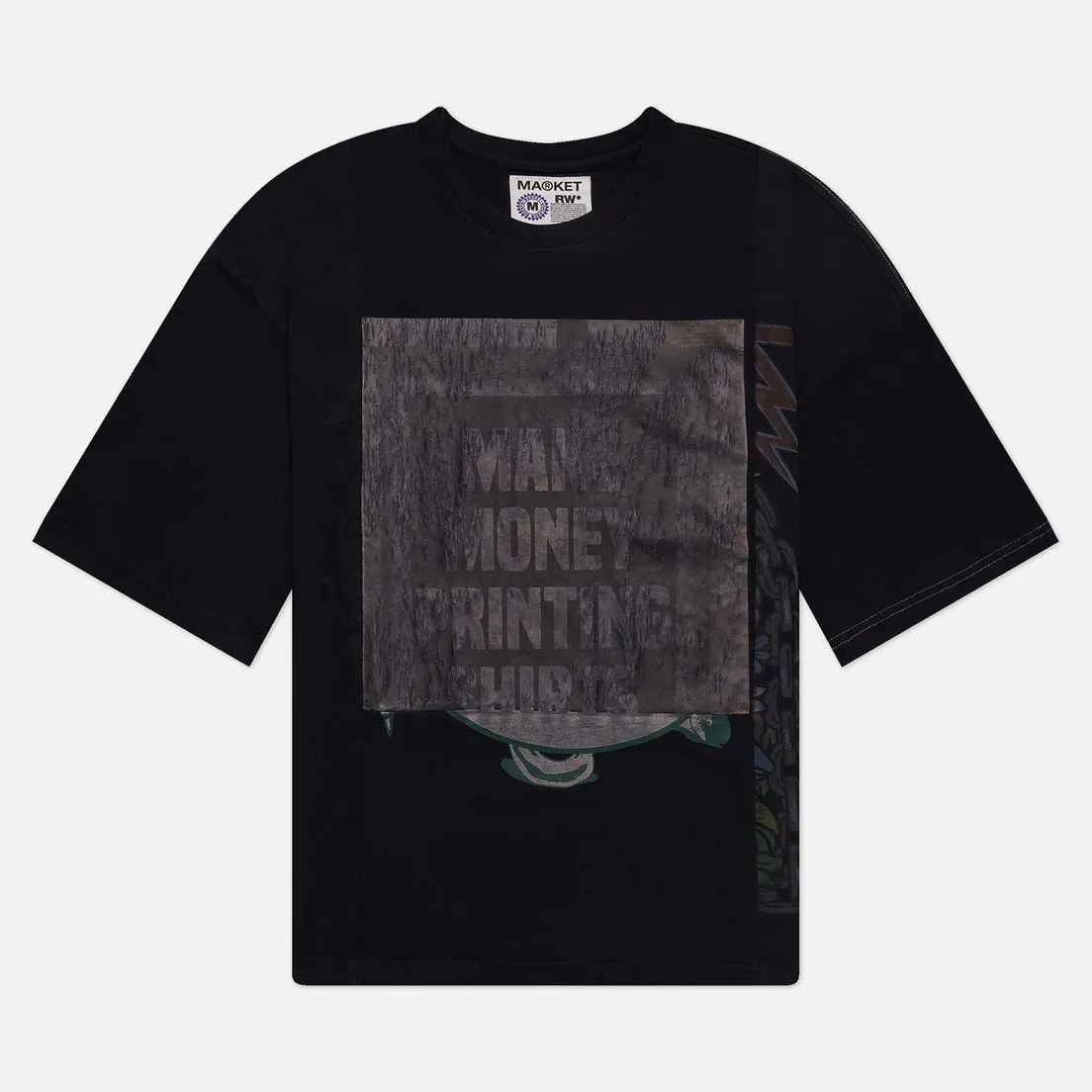MARKET Мужская футболка Reverse Weave 4 Panel Rework 8