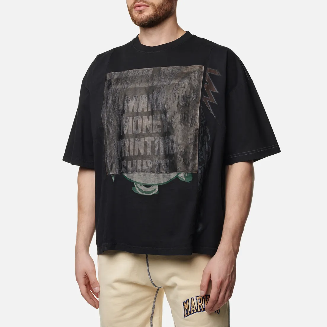 MARKET Мужская футболка Reverse Weave 4 Panel Rework 8