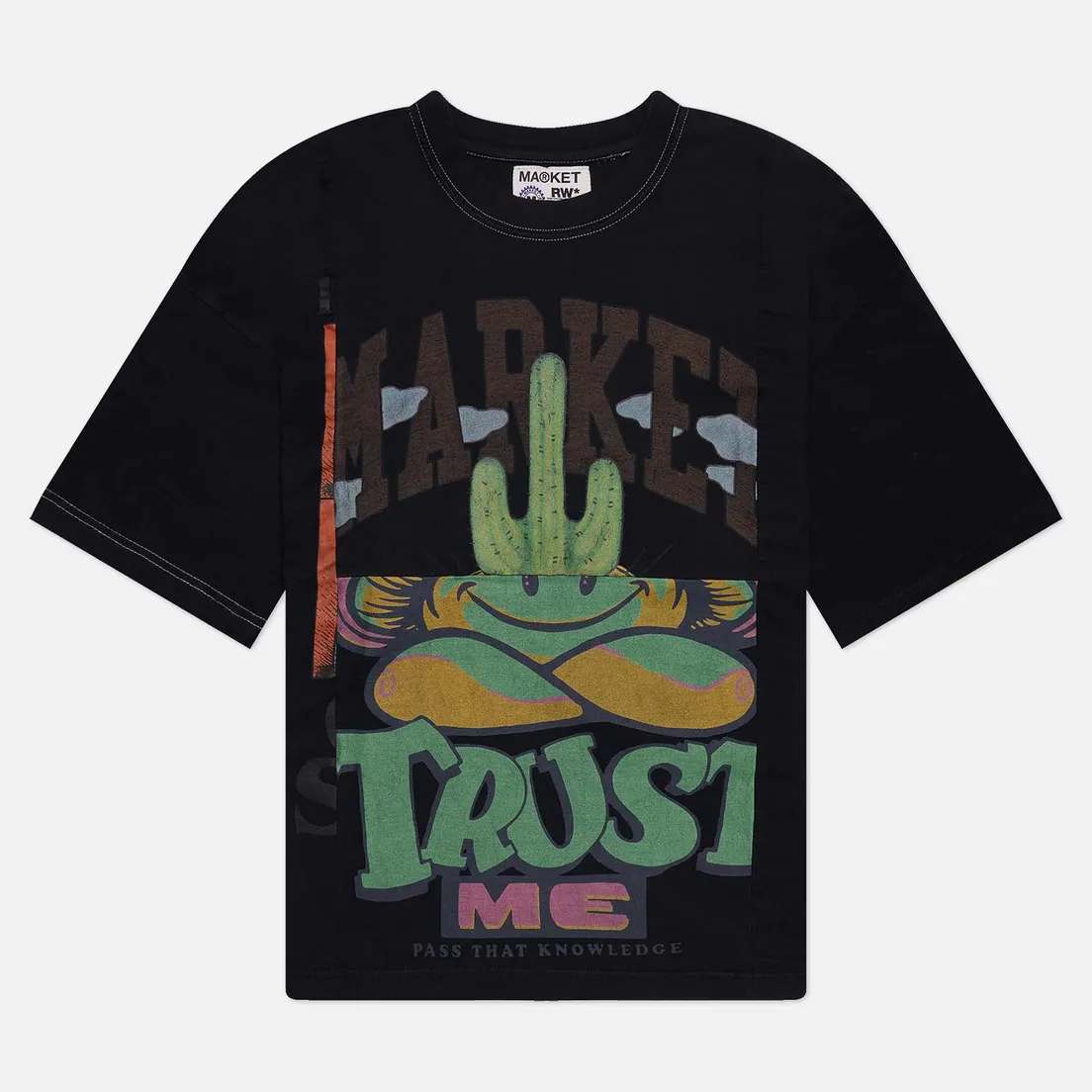 MARKET Мужская футболка Reverse Weave 6 Panel Rework 12