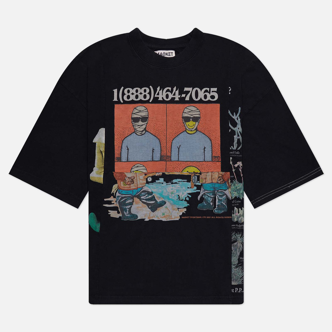 MARKET Мужская футболка Reverse Weave 6 Panel Rework 15