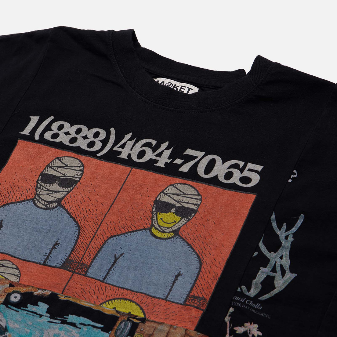 MARKET Мужская футболка Reverse Weave 6 Panel Rework 15
