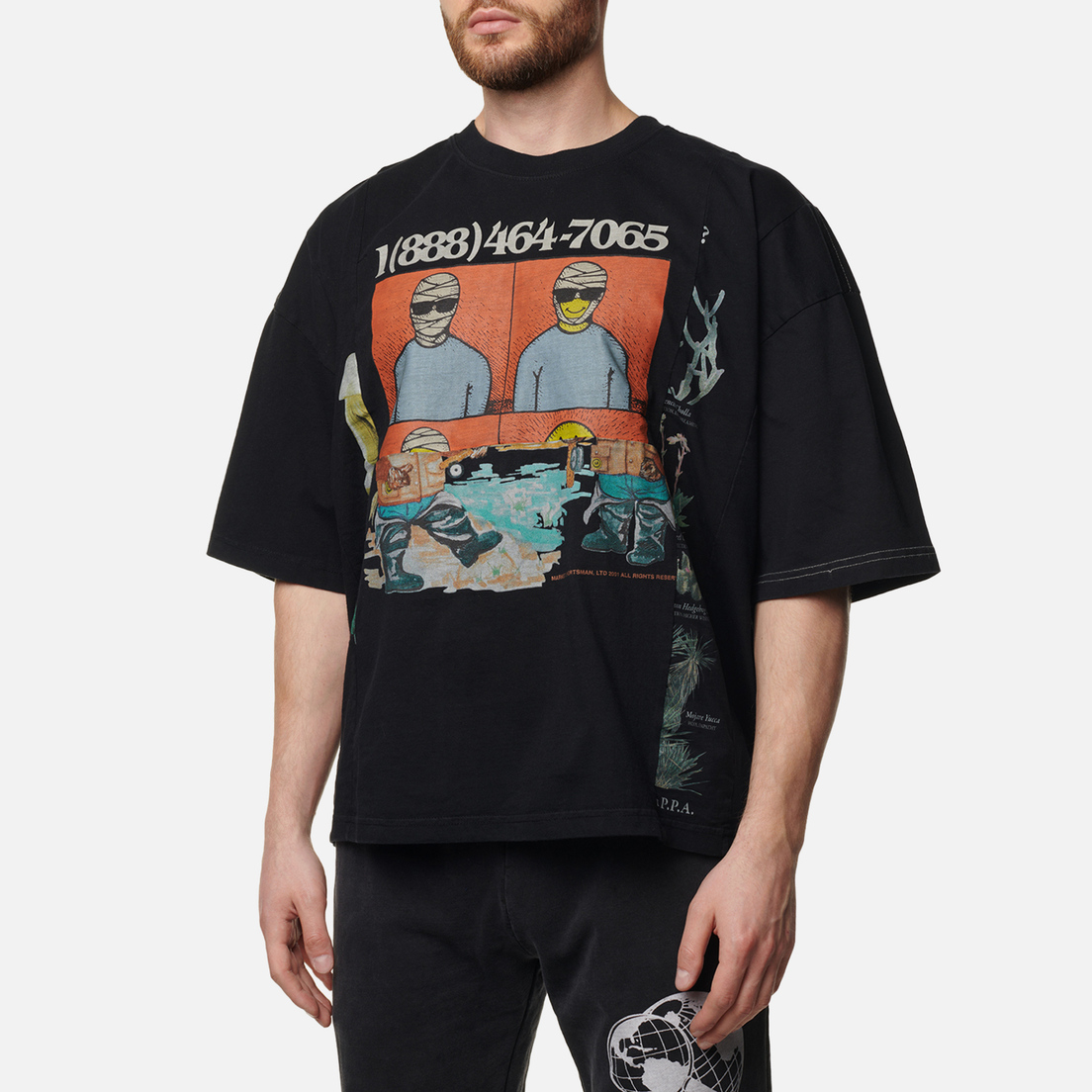 MARKET Мужская футболка Reverse Weave 6 Panel Rework 15