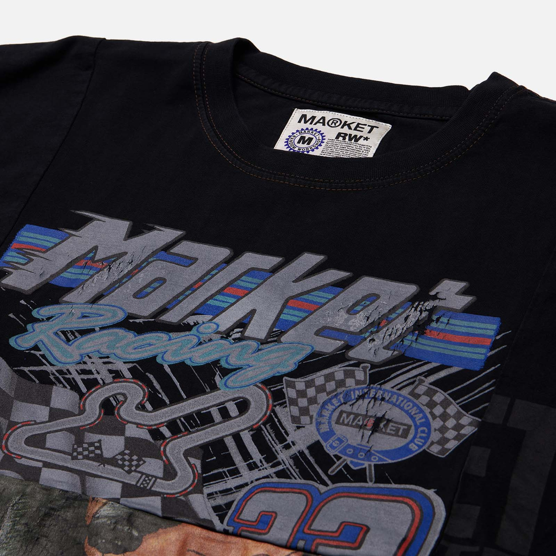 MARKET Мужская футболка Reverse Weave 6 Panel Rework 16