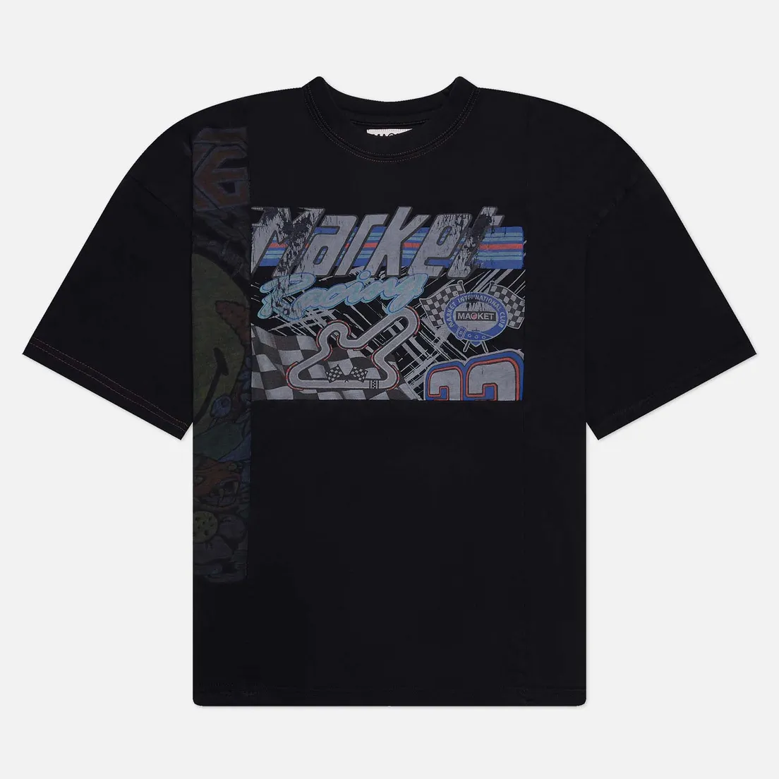 MARKET Мужская футболка Reverse Weave 6 Panel Rework 2