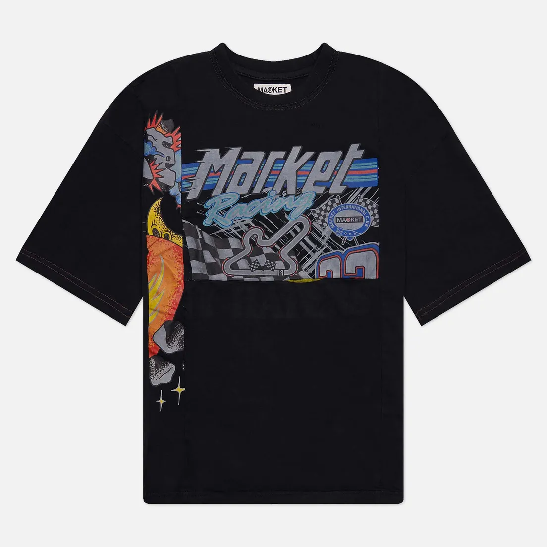 MARKET Мужская футболка Reverse Weave 6 Panel Rework 5
